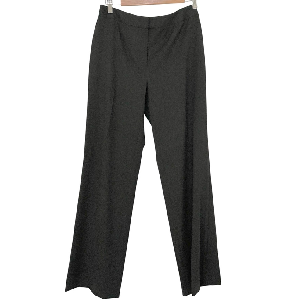 Lafayette 148 Wool Blend Dress Pants Women’s 6 Black Classic Trousers